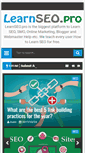 Mobile Screenshot of learnseo.pro